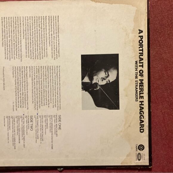 Vintage Merle haggard vinyl  - Picture 2 of 2